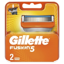 GILLETTE Сменные кассеты для бритья FUSION (2 шт) *20
