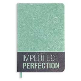 Ежедневник недатированный А5 148*210мм искусственная кожа " Альфа-Тренд " 144л Канны мятный/графитов