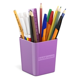 Набор настольный " Erich Krause " Base Candy 18 предметов ( 4 ручки, карандаш, 6 цветных фломастеров