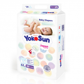 Подгузники YokoSun Comfort M (5-10кг) №62 уп4