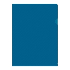 Папка уголок А4 180мкм, Calligrata DeLuxe, черничный, непрозрачный, с тиснением 9529128