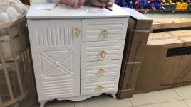Комод Сканди с Дверью белый