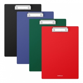 Планшет " Erich Krause " А4 Matt Classic, с верхним зажимом, ассорти, пластик(Планшет с зажимом форм