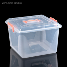 Контейнер для хранения 15л. с ручками  М1023 МИКС 696613