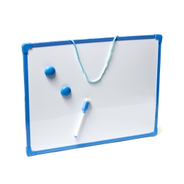 Доска магнитно-маркерная Alingar 300х410 мм, маркер с губкой, 2 магнита, ассорти