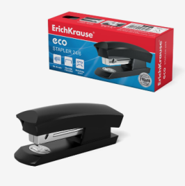 Степлер №24-26/6 30л Erich Krause ECO чёрный 28235 1013761