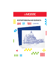 Копировальная бумага " deVente " А4 синяя 50л