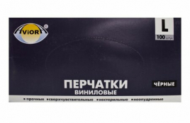 Перчатки винил.неопудр. АВИОРА L /10х100шт/ (10)