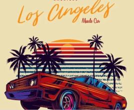 Пакет бумажный " Миленд " 18*23*10см Красная машина, ламинированный(Подарочный пакет идеально подойд