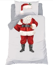 КПБ "Этель" 1,5 сп Santa Claus 143х215 см, 150х214 см, 50х70 см -1 шт, 100 % хлопок, бязь 7789328
