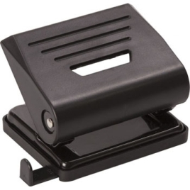 Дырокол на 20л " Dolce Costo " металлический, встроенная линейка, черный