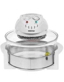 Аэрогриль Centek CT-1456 (белый)  <12+5л>  1400Вт, таймер 90 мин, max 250°, 2 решетки, 10317120/0111