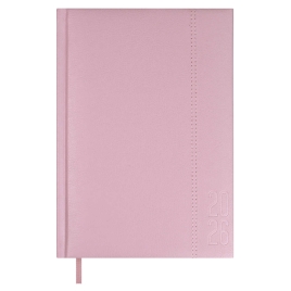 Ежедневник 2026 А5 146*211мм искусственная кожа " Феникс " 176л Escalada Наппа Розовый, линия, порол