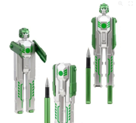 Ручка шариковая " Basir " Трансформер, синяя 0,5мм, толщина письма 0,25мм, корпус в форме космическо