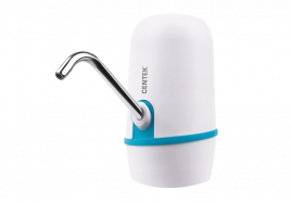 Помпа электрическая Centek CT-3002 White <2.2л/мин> 8Вт, 2 насоса,  Li 1200 мАч, USB зарядка, LED