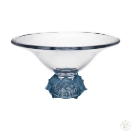 Фруктовница Crystalite Bohemia Frost голубая 35см
