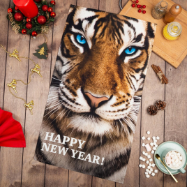 Полотенце "Этель" New year symbol 40х73см, 100% хл, саржа 190 гр/м2 7182016