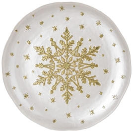 ТАРЕЛКА "WINTER STORY" WHITE 21 СМ МАЛ.УП.=6ШТ.