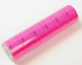 Ценники 6 роликов,в 1ролике 120шт ценники самоклеящиеся 35*50мм розовые 2875742