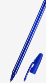 Ручка шариковая 0,5мм синяя, корпус Полоски сине-белые CALLIGRATA 639337