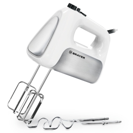 Миксер BRAYER 1303BR, 500 Вт, 5 режимовимов, 2 крюка, 2 венчика 9384338