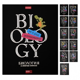 Комплект Предметных тетрадей А5  46л " Hatber " Дерзкая, 12шт в упаковке, со справочным материалом, 