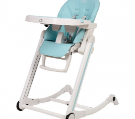 Стульчик для кормления Polini kids Mirum 590, бирюзовый   4738388