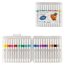 Набор маркеров акриловых " Я-Художник! " 24цв, 3мм, пулевидный наконечник, в пластиковом боксе, евро