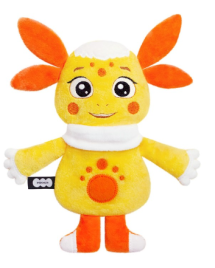 Развивающая игрушка-грелка "Луна", с вишневыми косточками, 26 см 800 9572555