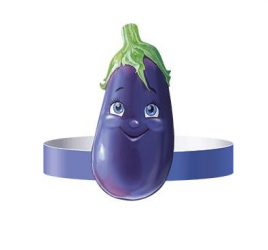 Корона картонная " Империя поздравлений " 450 Баклажан