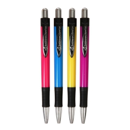 Ручка шариковая автоматическая 0,8мм, синяя, корпус МИКС   9411106