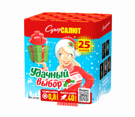 Салют Удачный выбор 25 залпов *