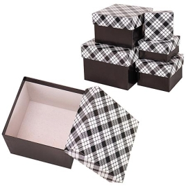 Набор коробок " Миленд " 3в1 Благородство, с лентой, 27*16*9см, 21*14*8см, 19*12*6см, 10317120/01072