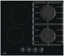 Варочная поверхность Gorenje GCE691DCC комбин. черное стекло