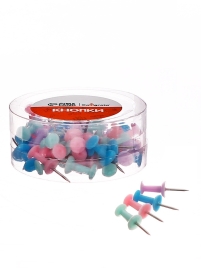 Кнопки силовые пастель 50 штук в пластиковой тубе   10771209