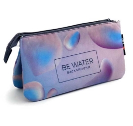 Пенал-косметичка " Пчелка " ПК-51 1 отделение, 5 секций, 225*120*100мм, Премиум, Абстрактные капли, 