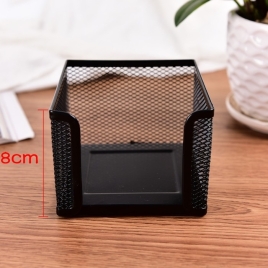 Подставка для бумажного блока большая сетка металл черная 548712