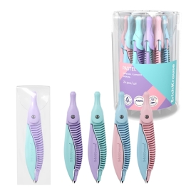 Циркуль пластиковый 12,2см, ПВХ чехол, ассорти, Pastel, " Erich Krause "