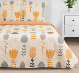 КПБ "Этель" 2 сп Autumn flowers 175*215 см, 200*220 см, 70*70 см - 2 шт   4675216
