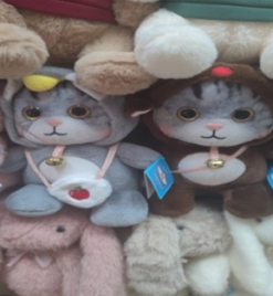 Мягкий Кот в комбинезоне 20439/25