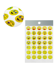 Наклейки-похвала " KWELT " А6 Смайлики, голография