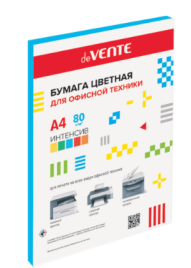 Бумага " deVente " интенсив А4 80г/м 50л синяя