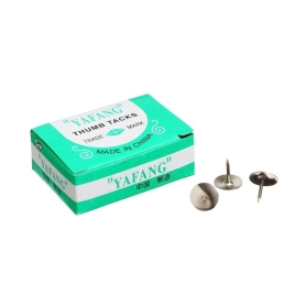 Кнопки 12мм никелиров в картон коробке 50шт 597824