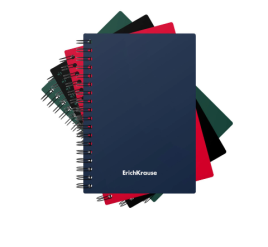Блокнот А6 60л кл на гребне ErichKrause Classic, пласт обл, бл офс, 4вид МИКС 49668 5433488