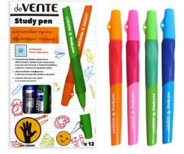 Ручка обучающая deVENTE Study Pen, синие чернила д.0.7мм кауч держ д/левш 5073606 5082324