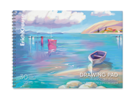 Альбом А4 30л жесткая подложка спираль " Erich Krause "  Art Spirit, обложка- пластик, блок- офсет 1