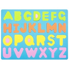 Пазлы " Буквы " 22 элемента EVA 33*24см пакет европодвес, 10702070/220218/0021757