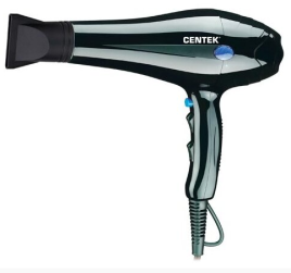 Фен Centek CT-2239 <Moka>  2200Вт, 2 скорости, 3 режима, холодный обдув, концентратор