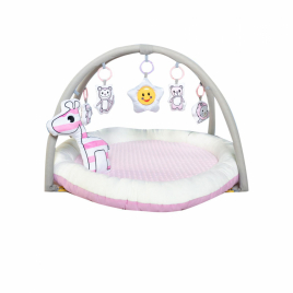 Развивающий коврик Everflo Animals World pink 6880807