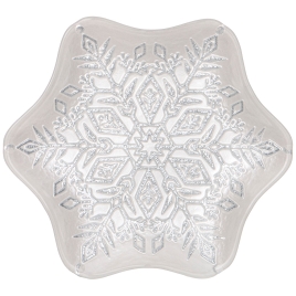 ТАРЕЛКА "SNOWFLAKE" 21 СМ МАЛ.УП.=6ШТ.